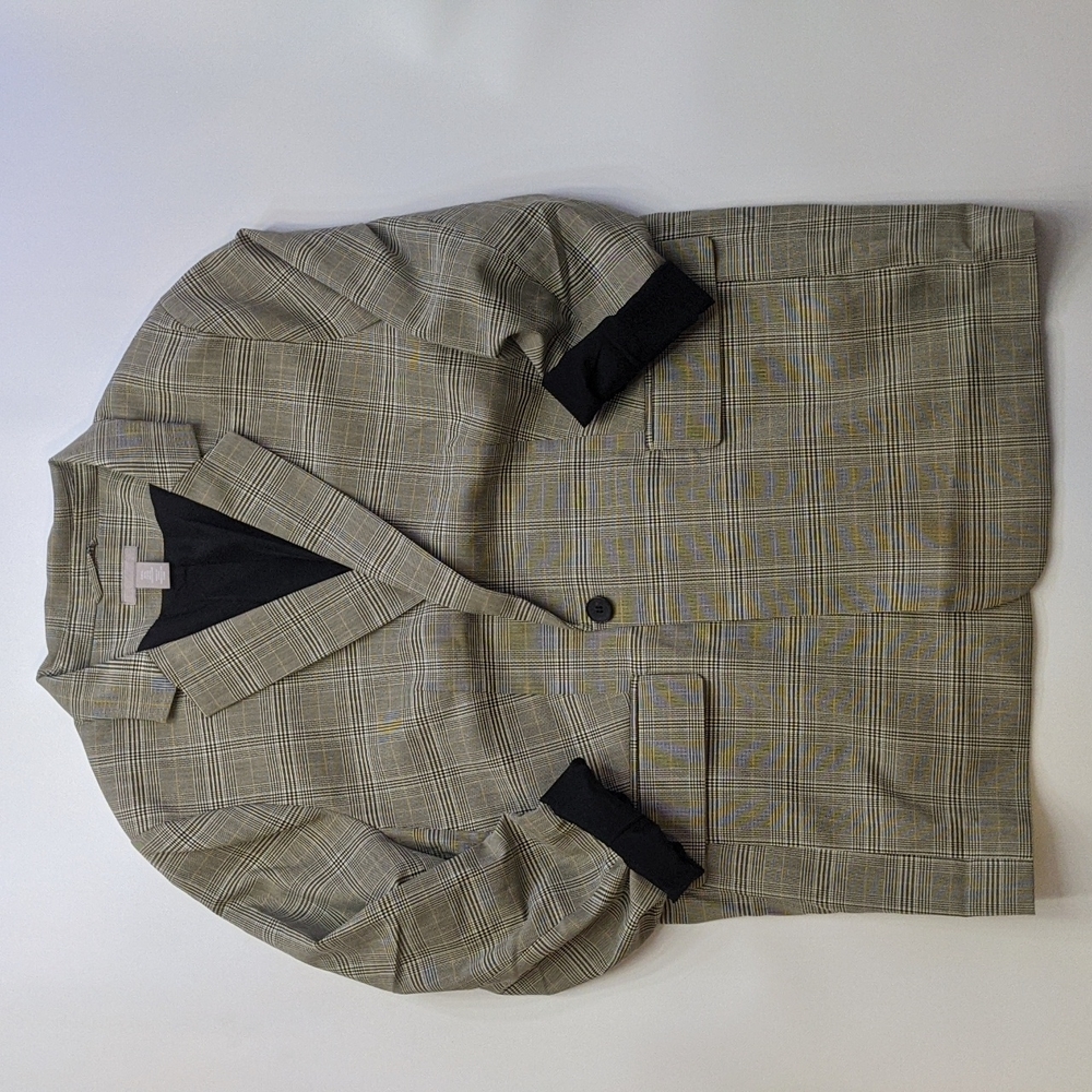 Plaid blazer